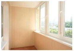 Отделка балкона